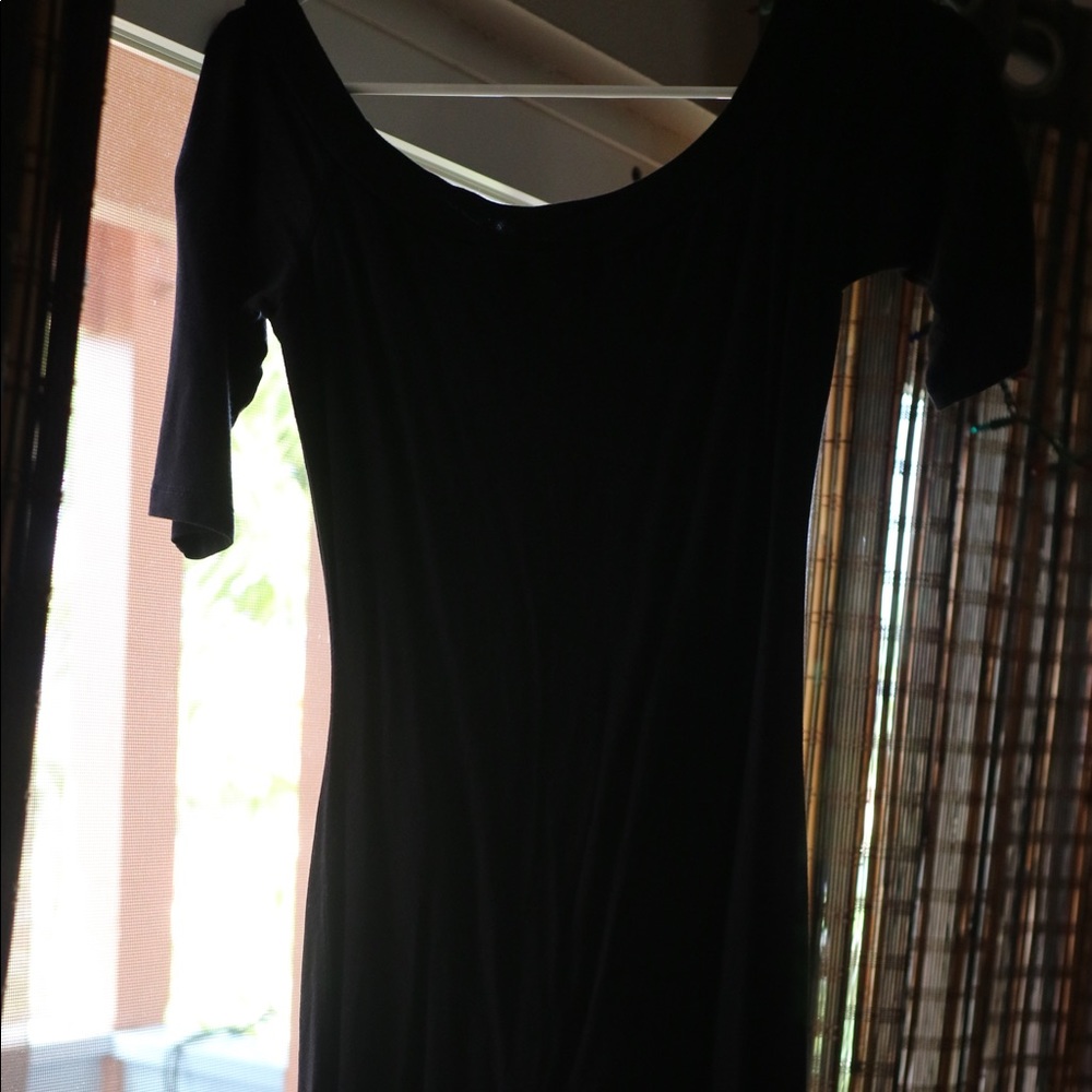 Tight little black dress